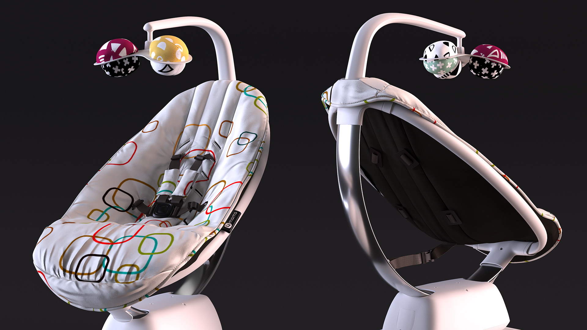 3D model 4Moms MamaRoo Baby Swing White
