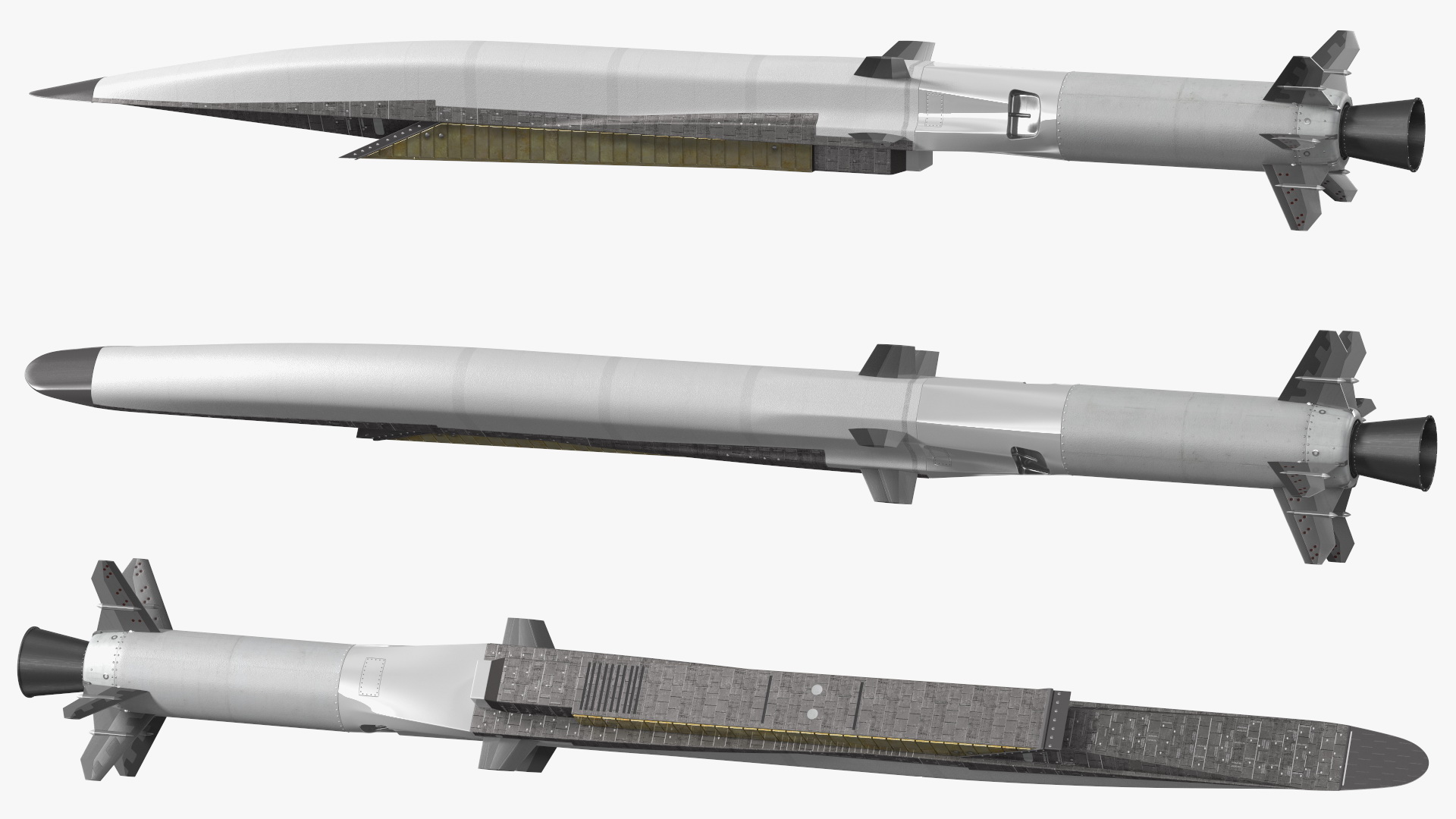 3D Hypersonic Cruise Missile3M22 Zircon