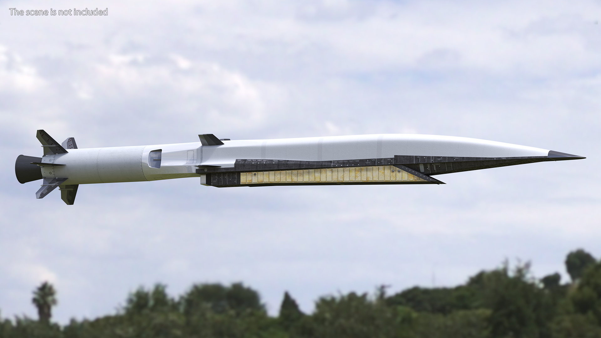 3D Hypersonic Cruise Missile3M22 Zircon