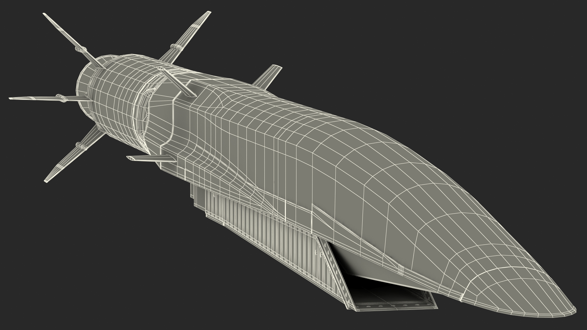 3D Hypersonic Cruise Missile3M22 Zircon