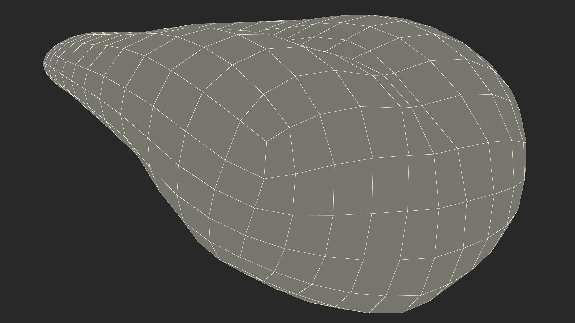 3D Human Tongue Rigged for Maya model