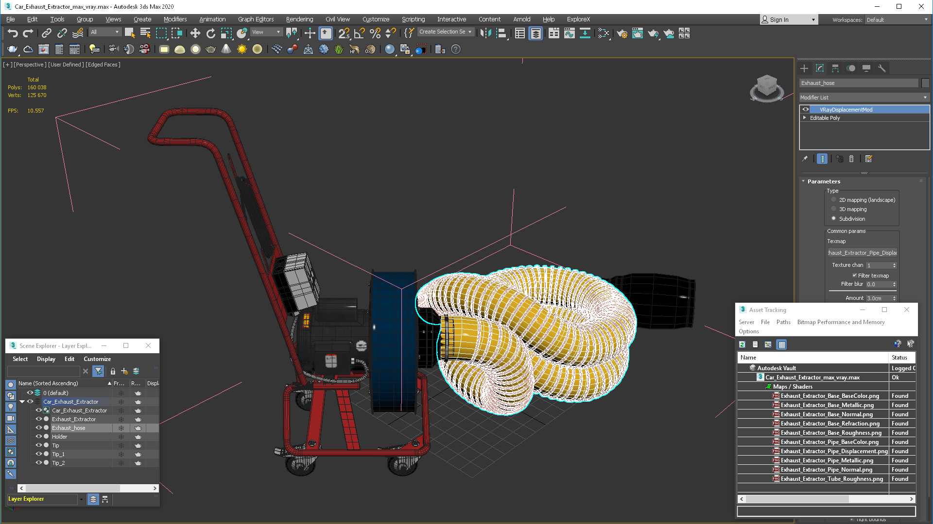 3D Car Exhaust Extractor