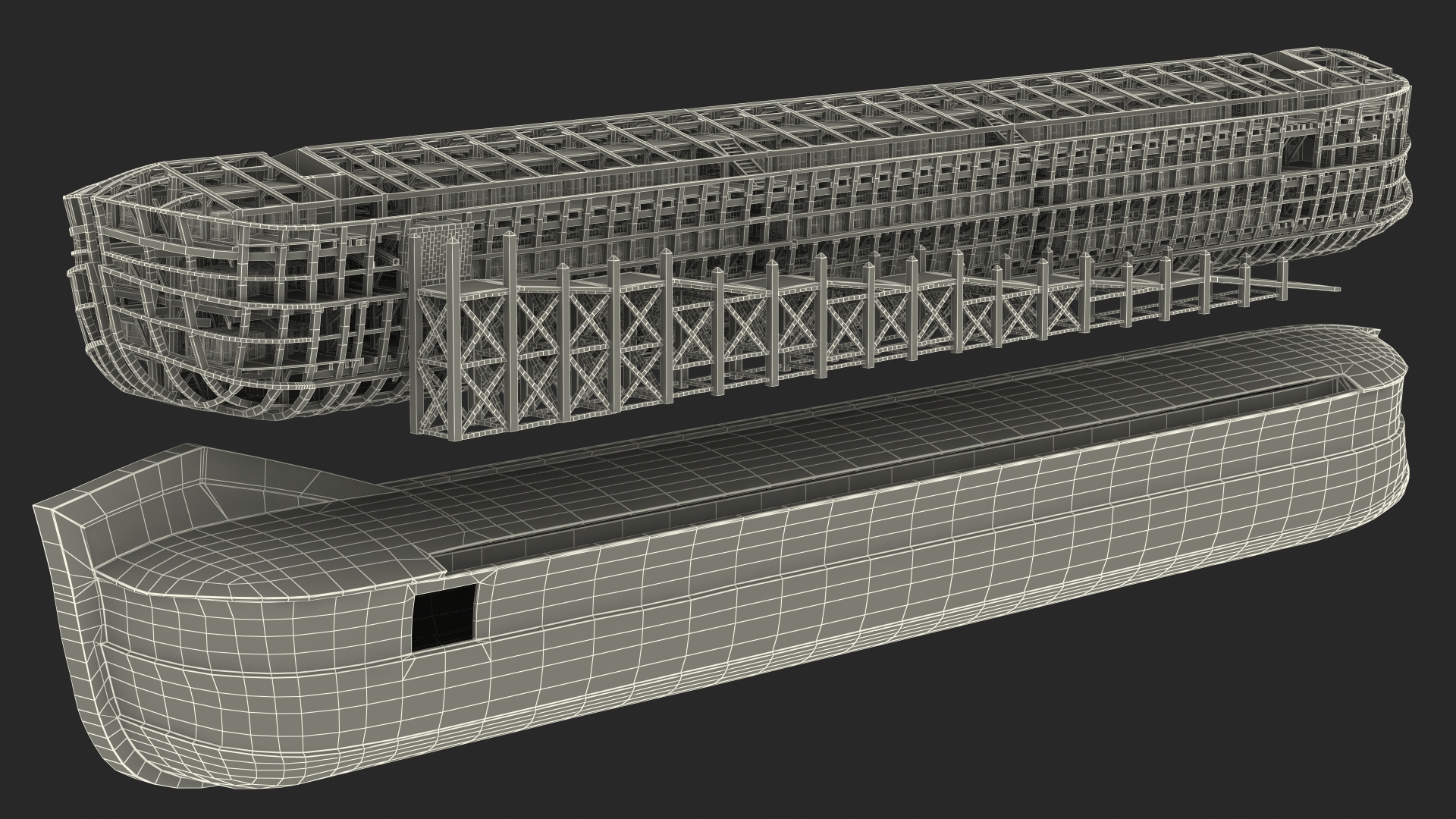 Noah Ark Dirty 3D model