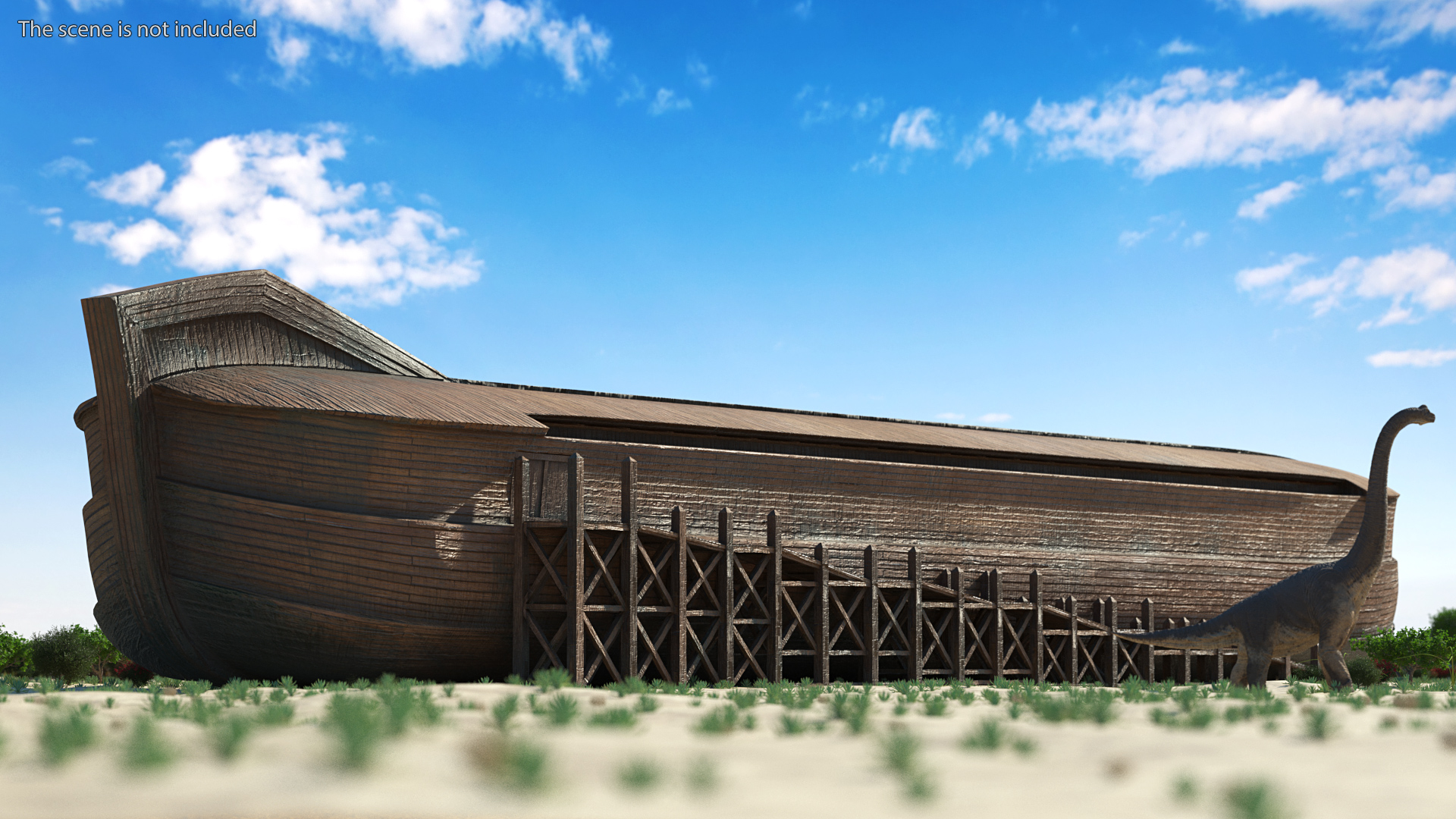 Noah Ark Dirty 3D model