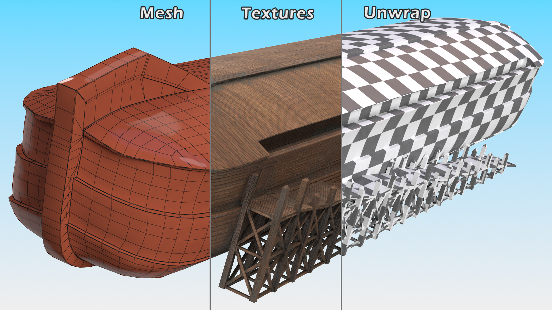 Noah Ark Dirty 3D model