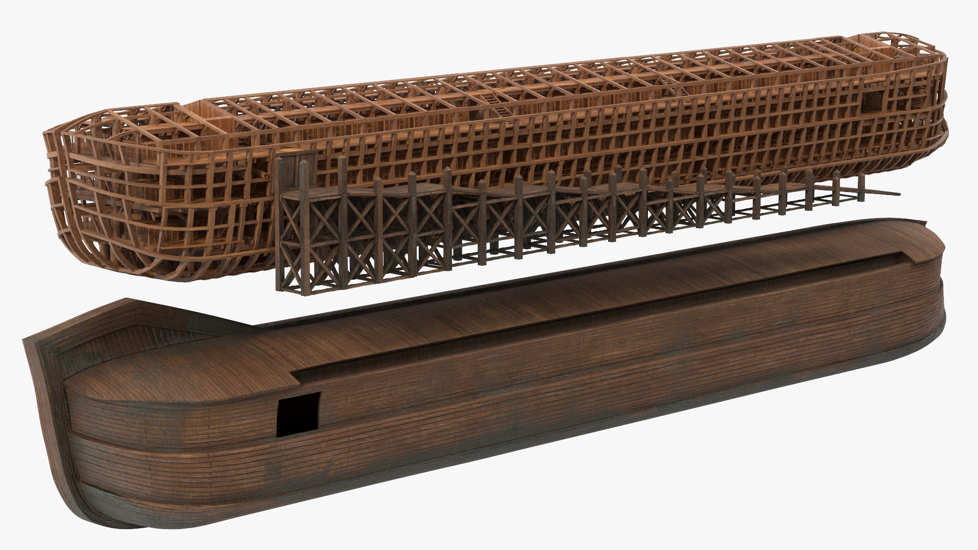 Noah Ark Dirty 3D model