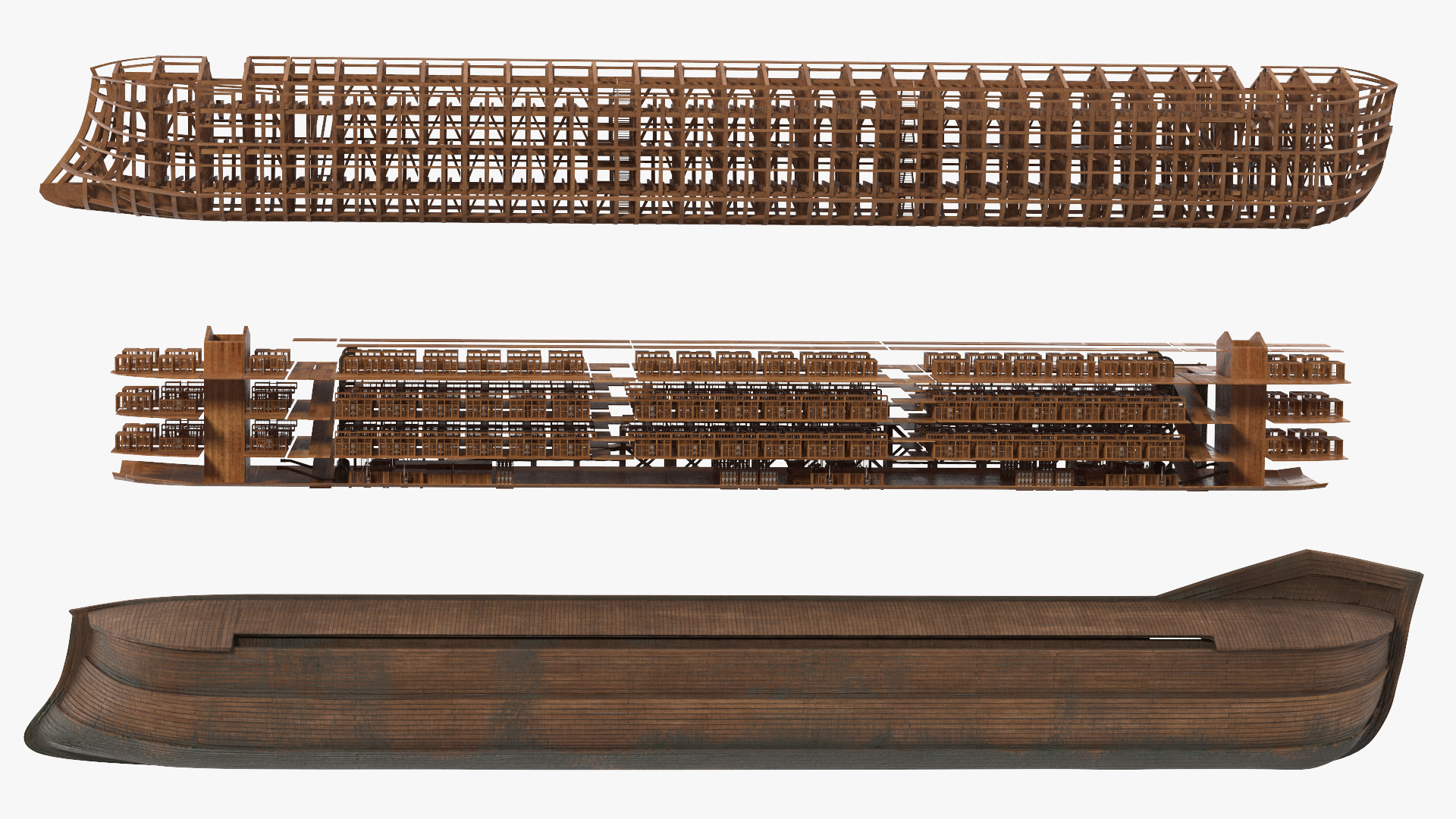 Noah Ark Dirty 3D model