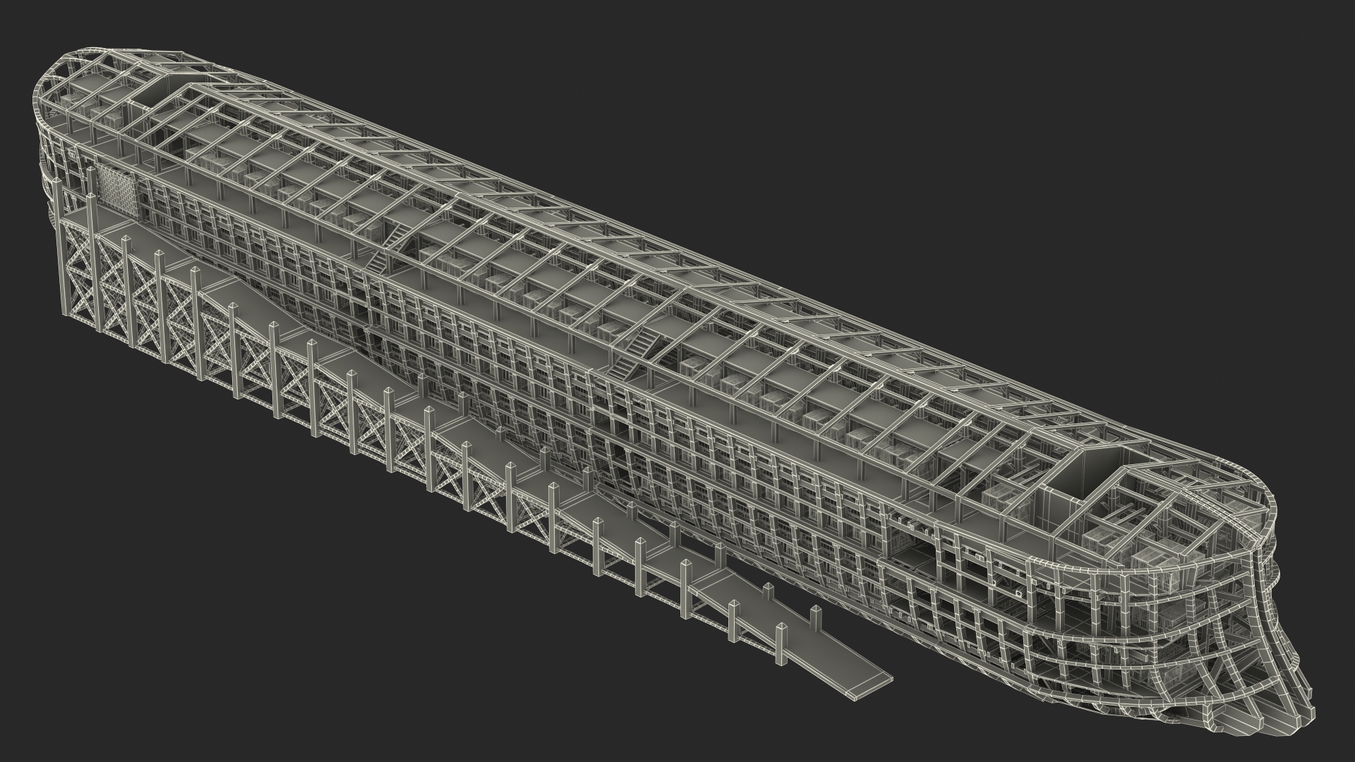 Noah Ark Dirty 3D model