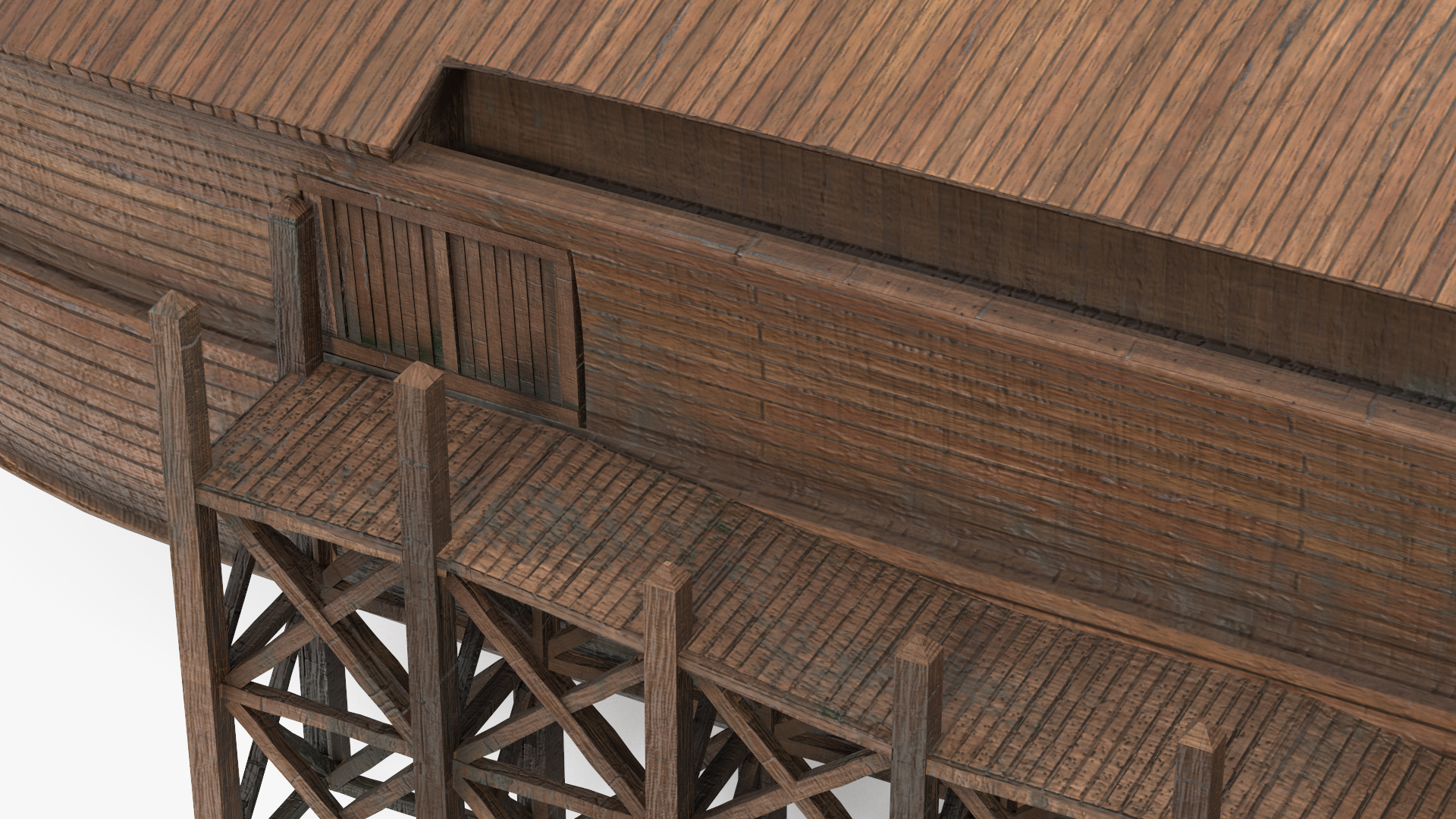 Noah Ark Dirty 3D model