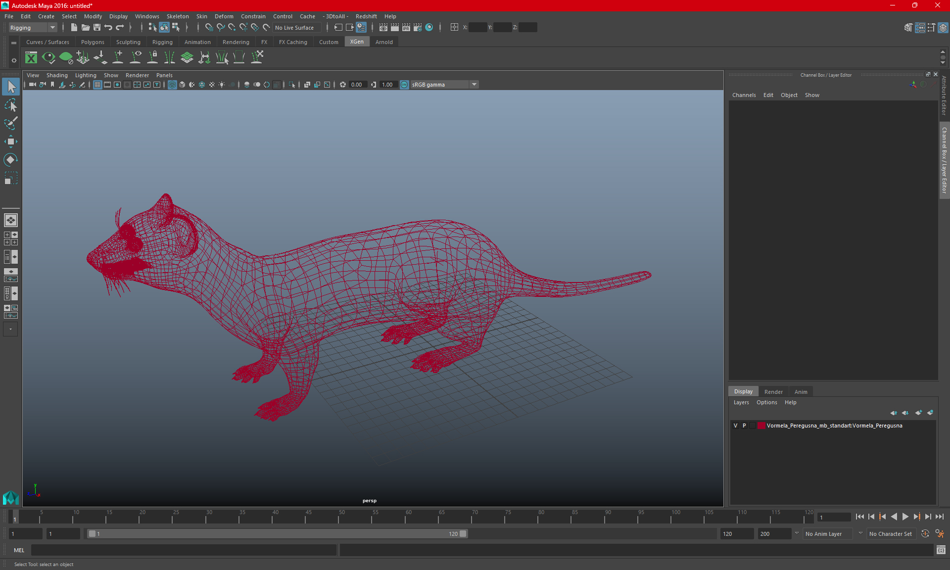 Vormela Peregusna 3D