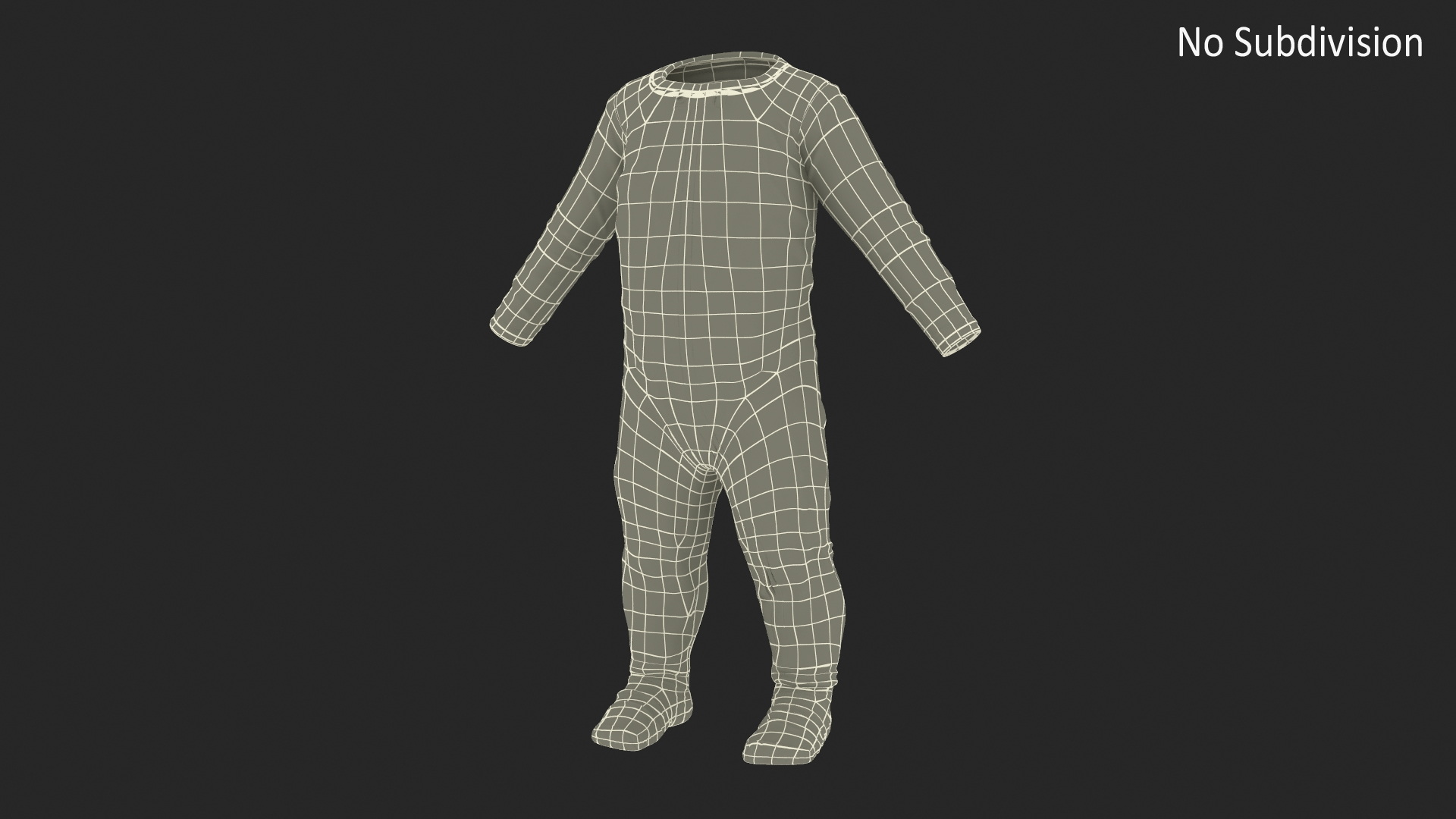 3D model Full Bodysuit for Toddler