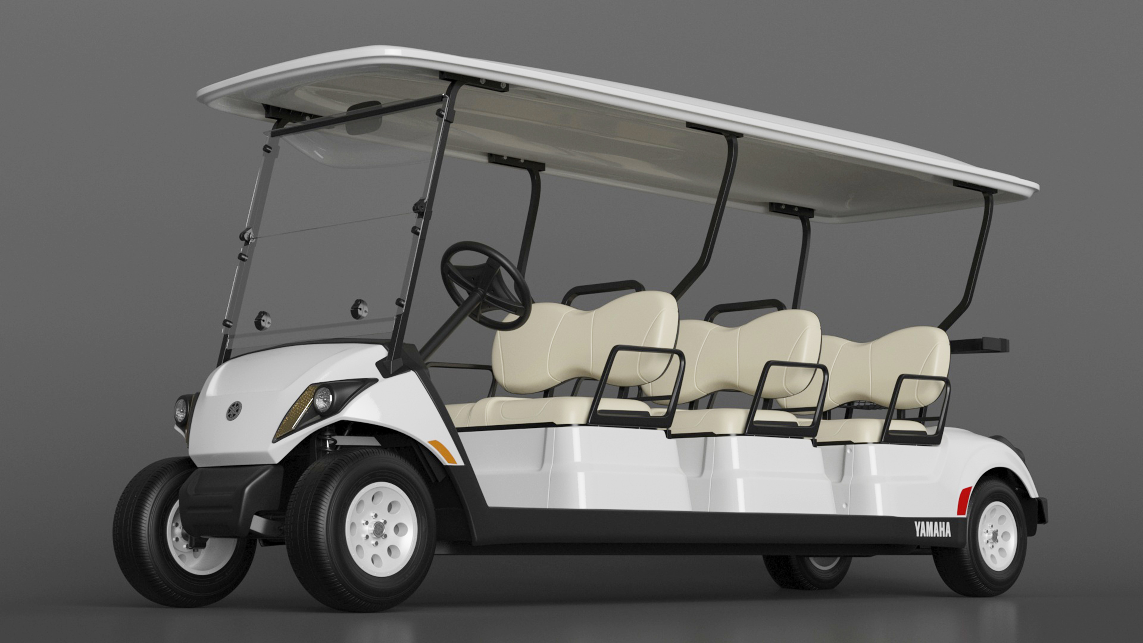 3D Six Seat Golf Electric Car Yamaha model