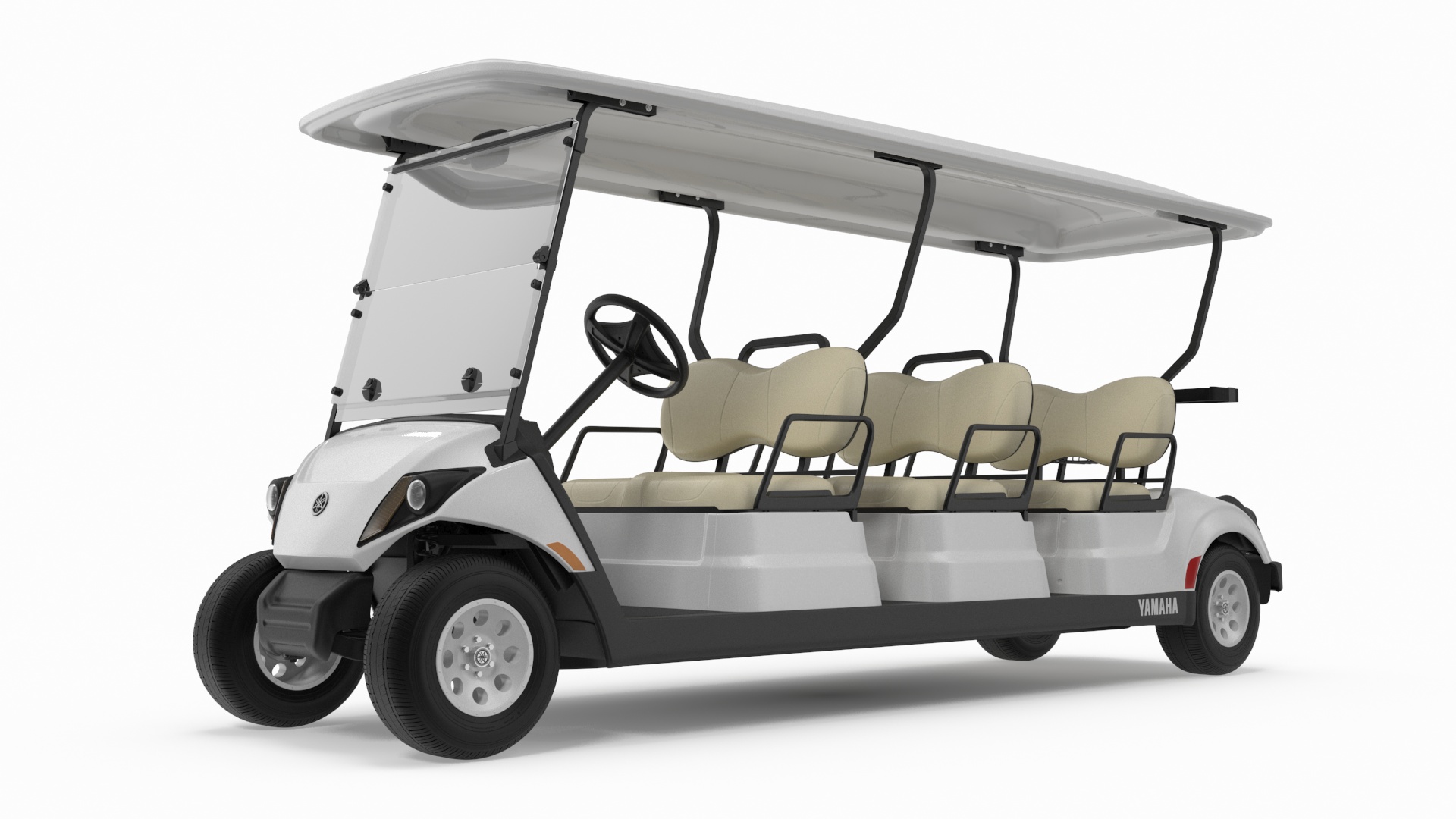 3D Six Seat Golf Electric Car Yamaha model