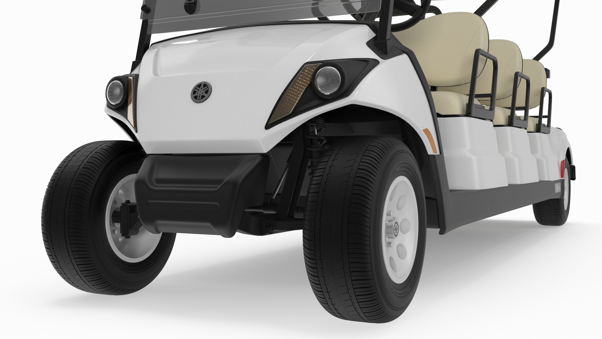 3D Six Seat Golf Electric Car Yamaha model