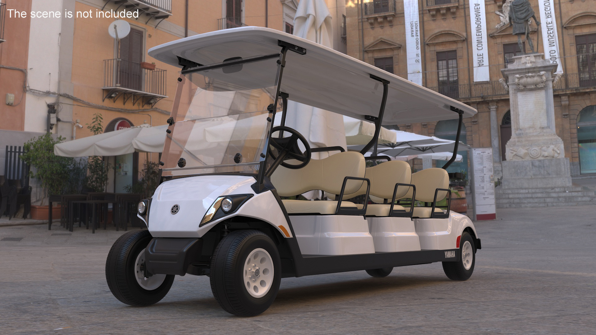 3D Six Seat Golf Electric Car Yamaha model