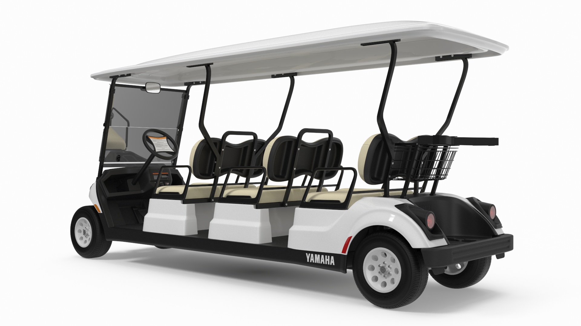 3D Six Seat Golf Electric Car Yamaha model