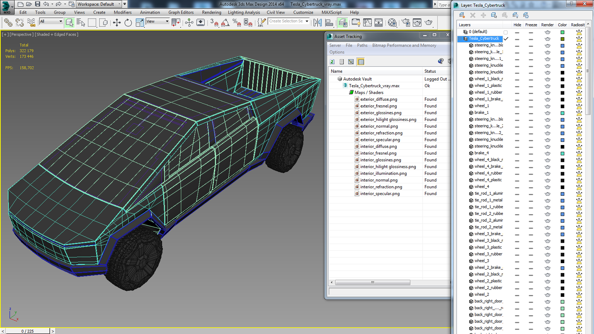 3D Tesla Cybertruck