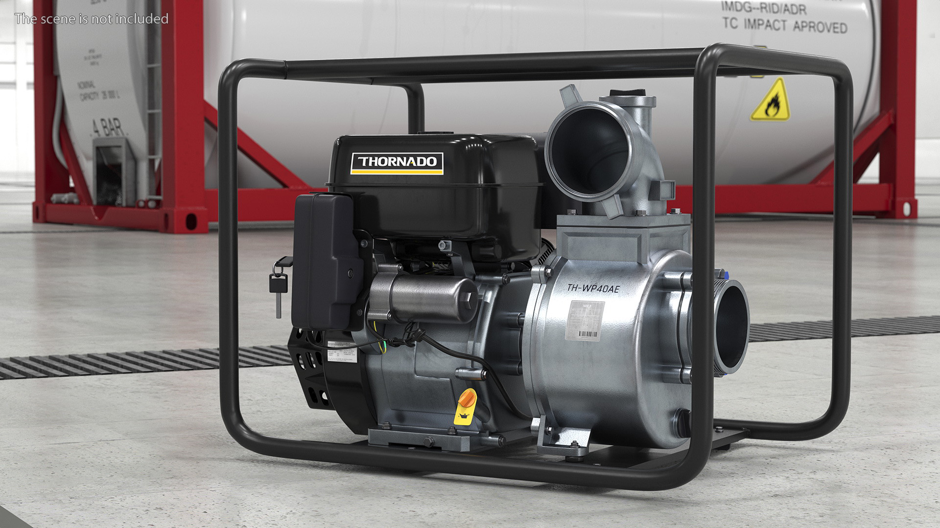 3D model Thornado Petrol Water Transfer Pump