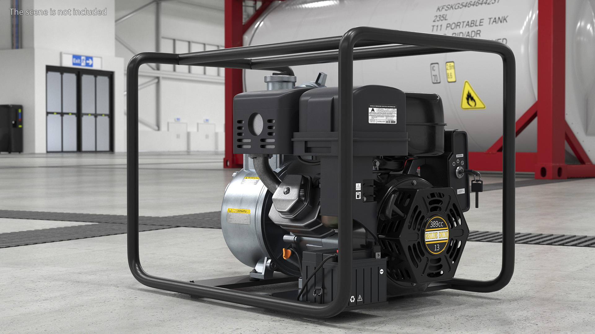 3D model Thornado Petrol Water Transfer Pump