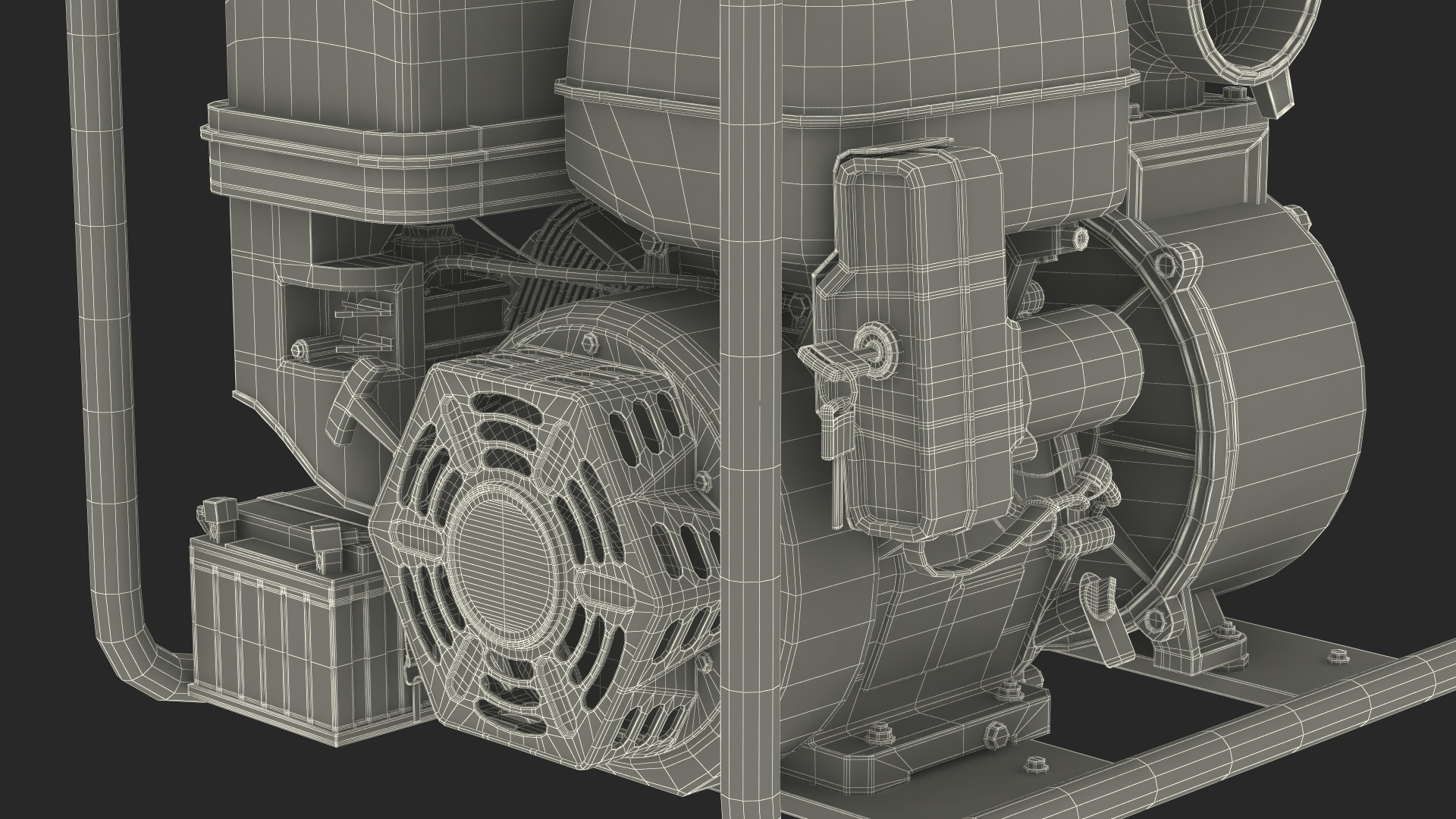 3D model Thornado Petrol Water Transfer Pump