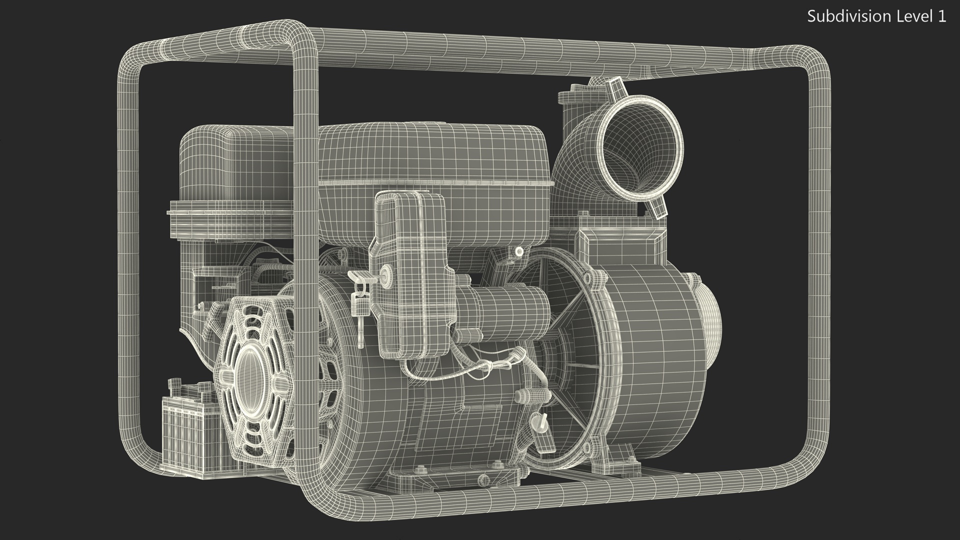 3D model Thornado Petrol Water Transfer Pump