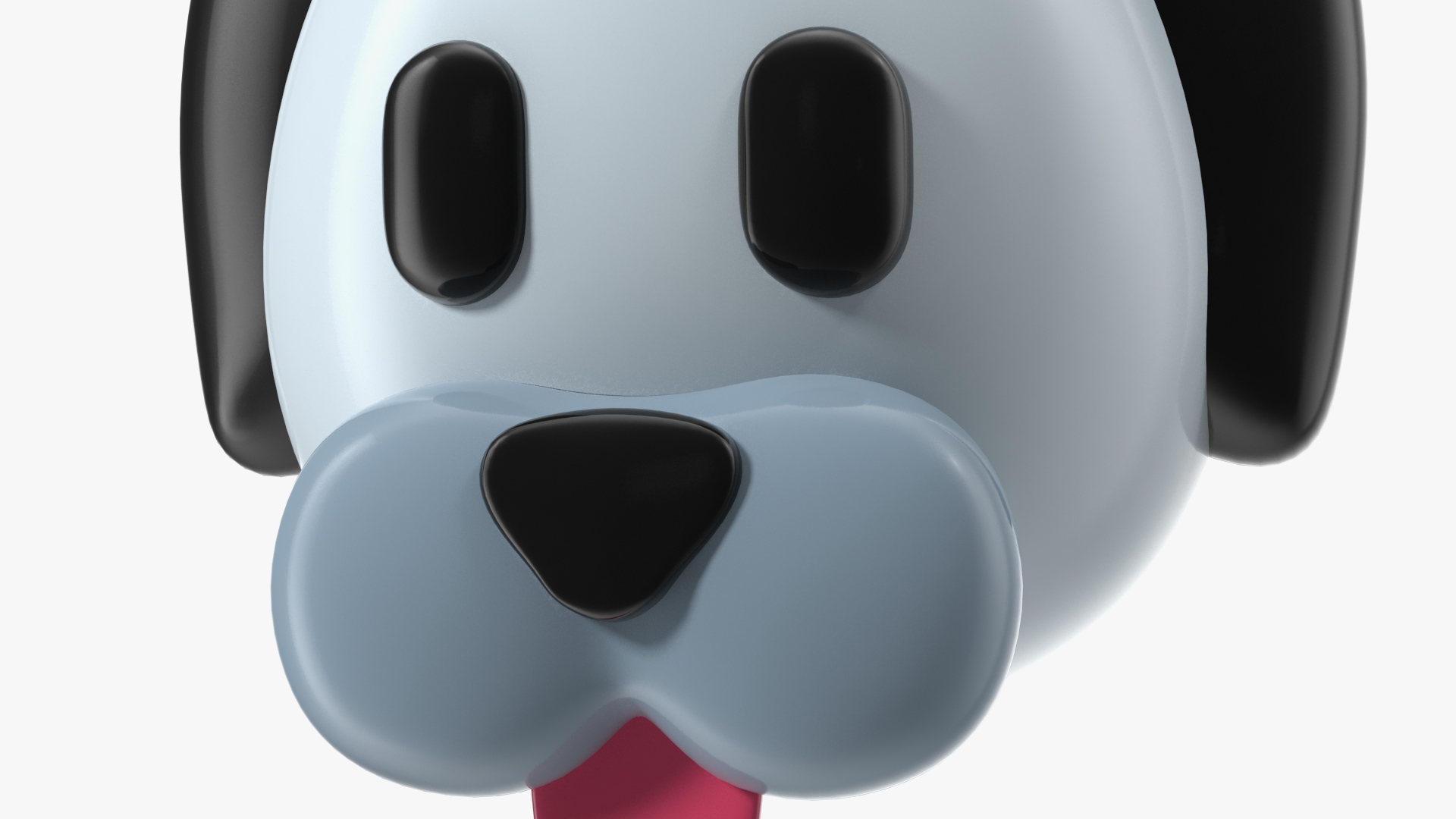 Dog Face Emoji 3D model