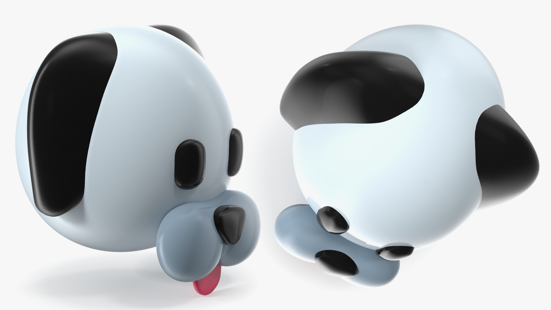 Dog Face Emoji 3D model