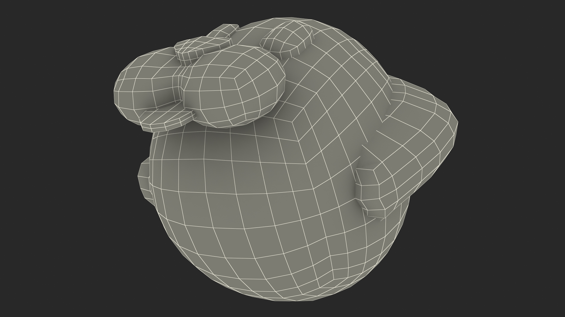 Dog Face Emoji 3D model