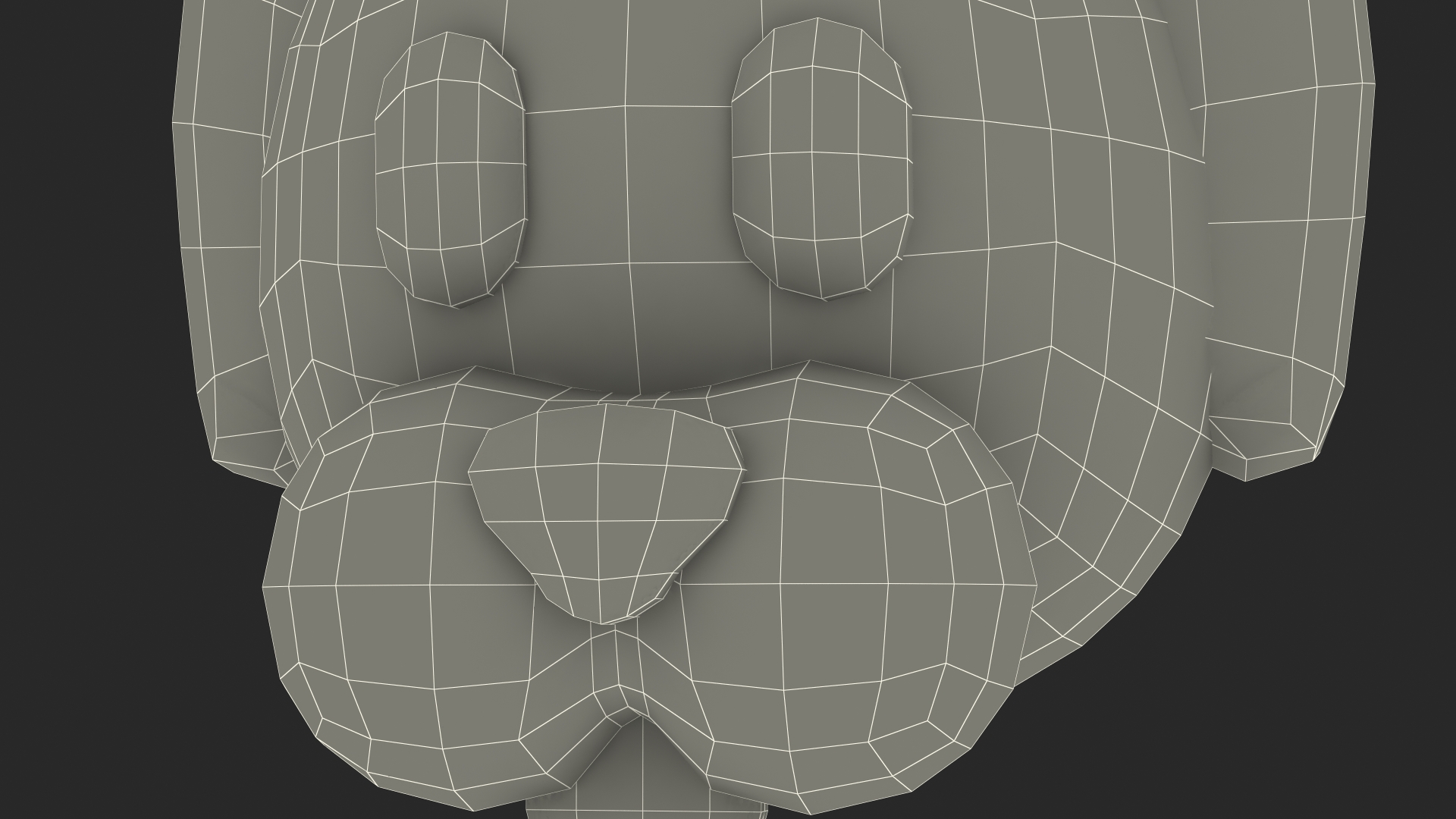 Dog Face Emoji 3D model