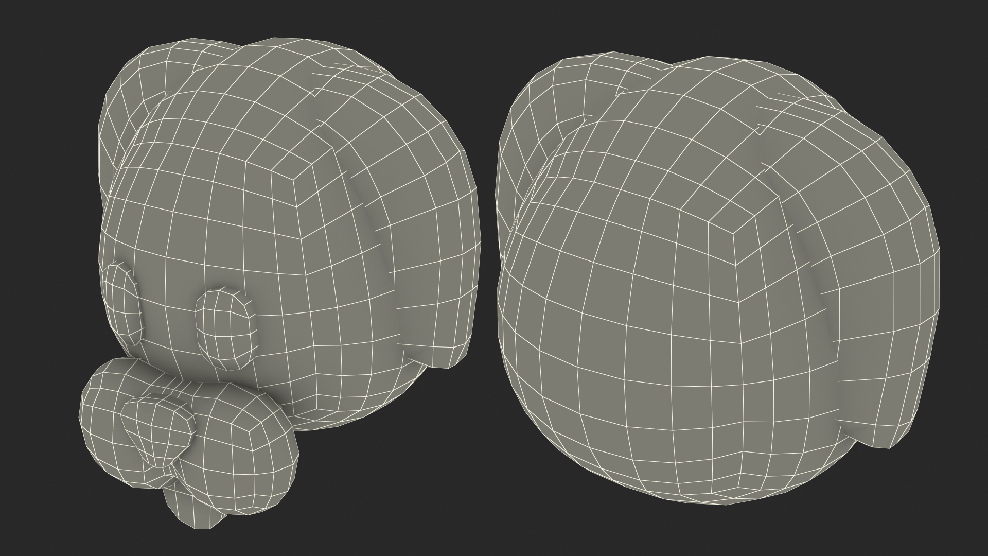 Dog Face Emoji 3D model