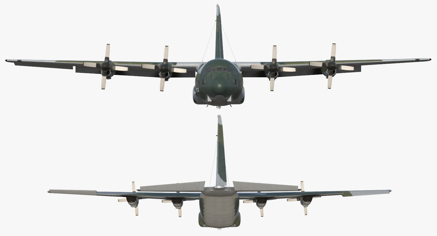 3D Lockheed C 130H Hercules L 382 Japan Air Force