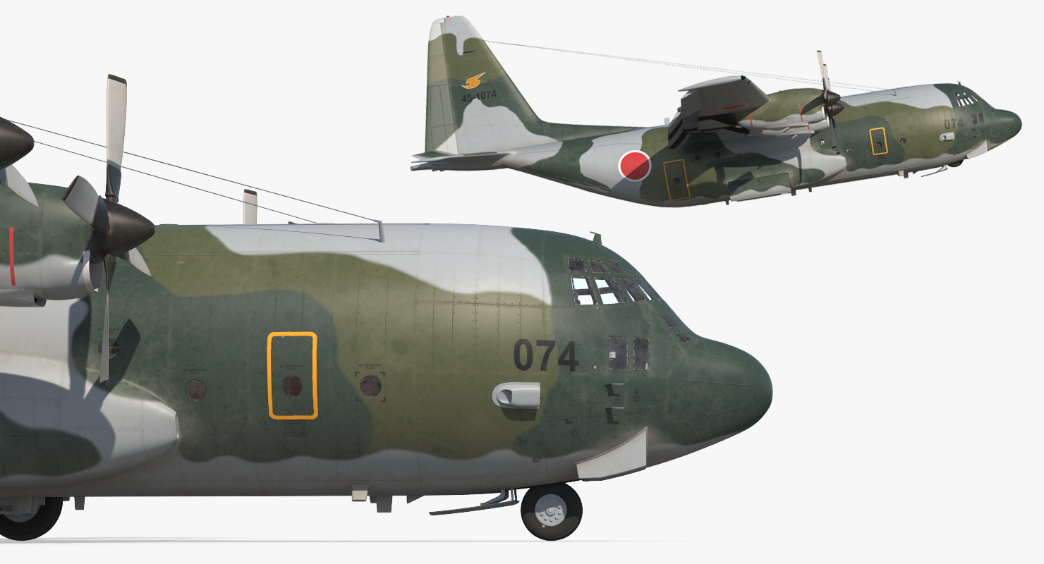 3D Lockheed C 130H Hercules L 382 Japan Air Force
