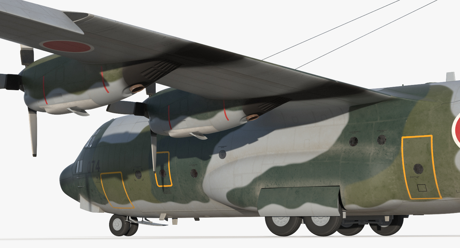 3D Lockheed C 130H Hercules L 382 Japan Air Force