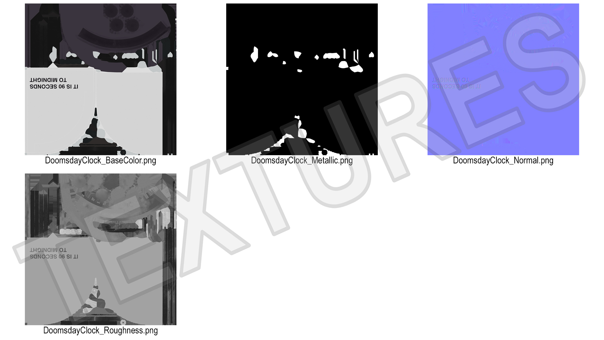 Doomsday Clock 3D model