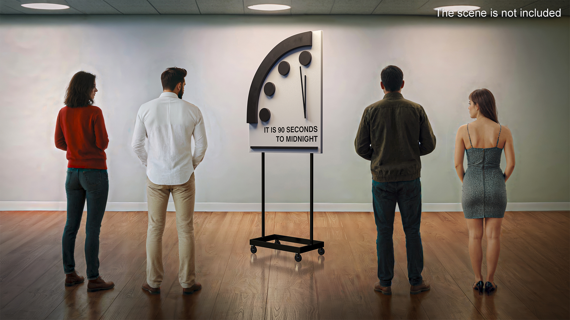 Doomsday Clock 3D model