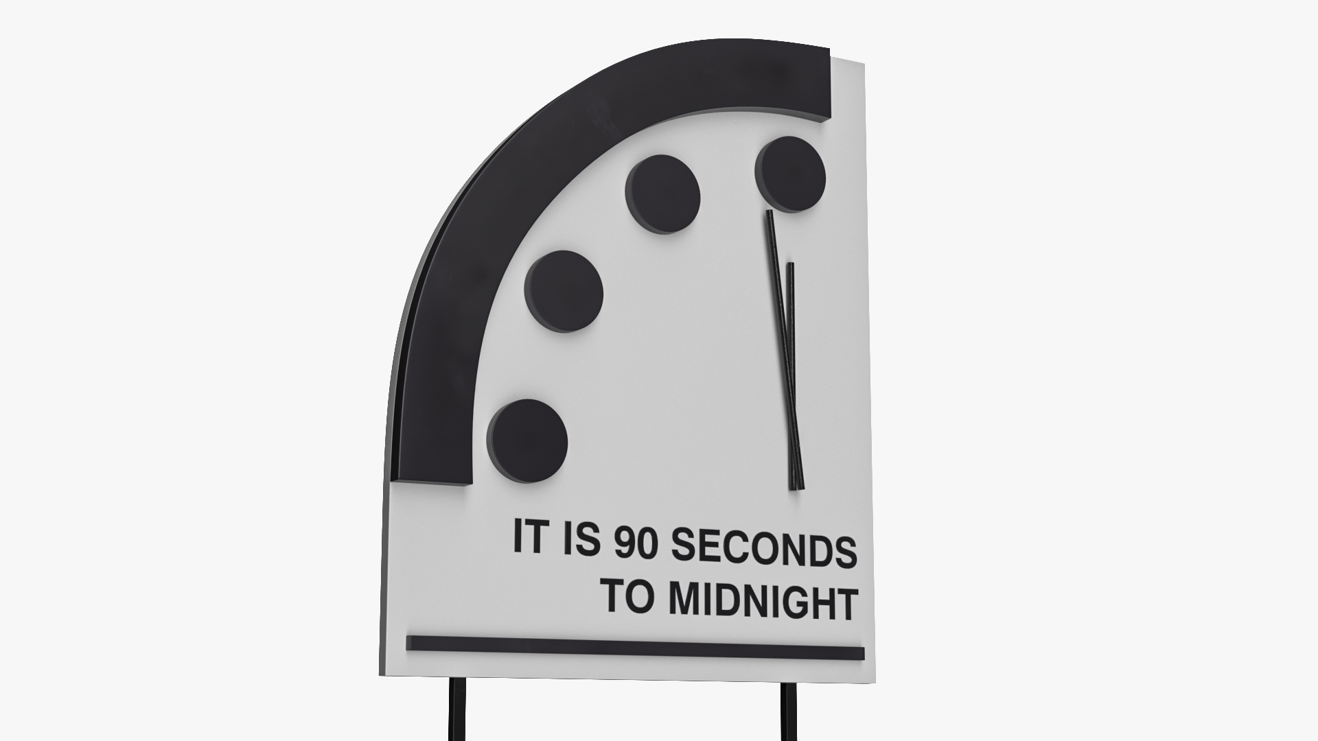 Doomsday Clock 3D model