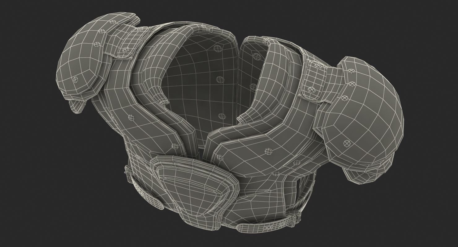3D model Football Shoulder Pads Generic