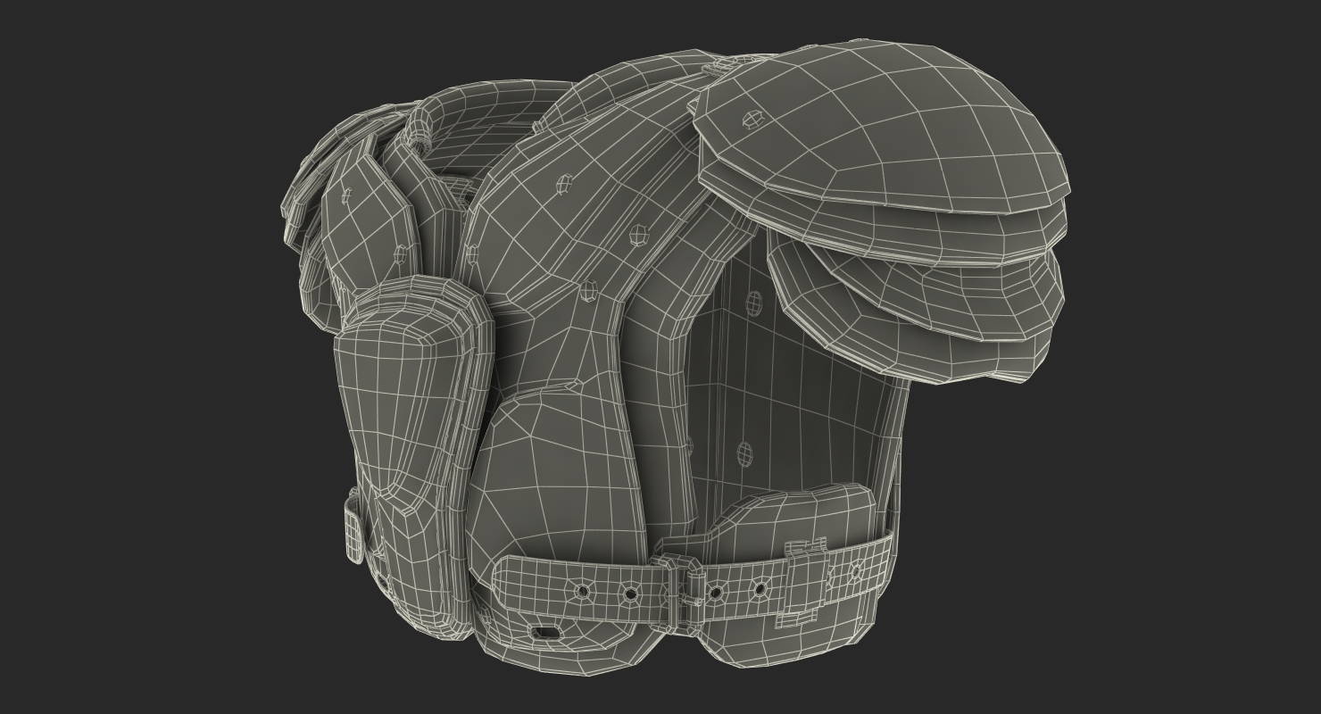 3D model Football Shoulder Pads Generic