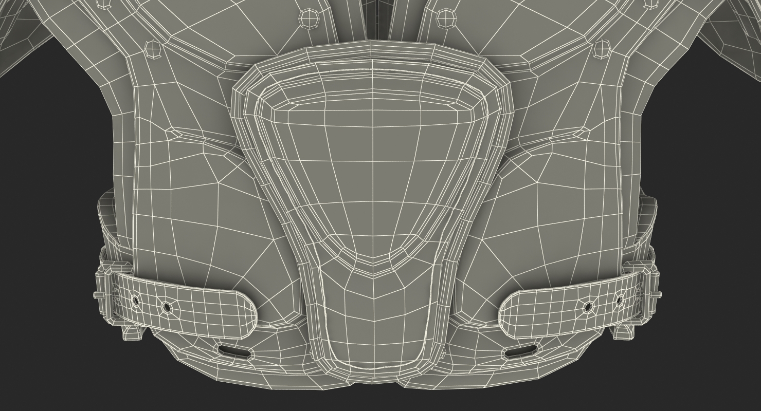 3D model Football Shoulder Pads Generic