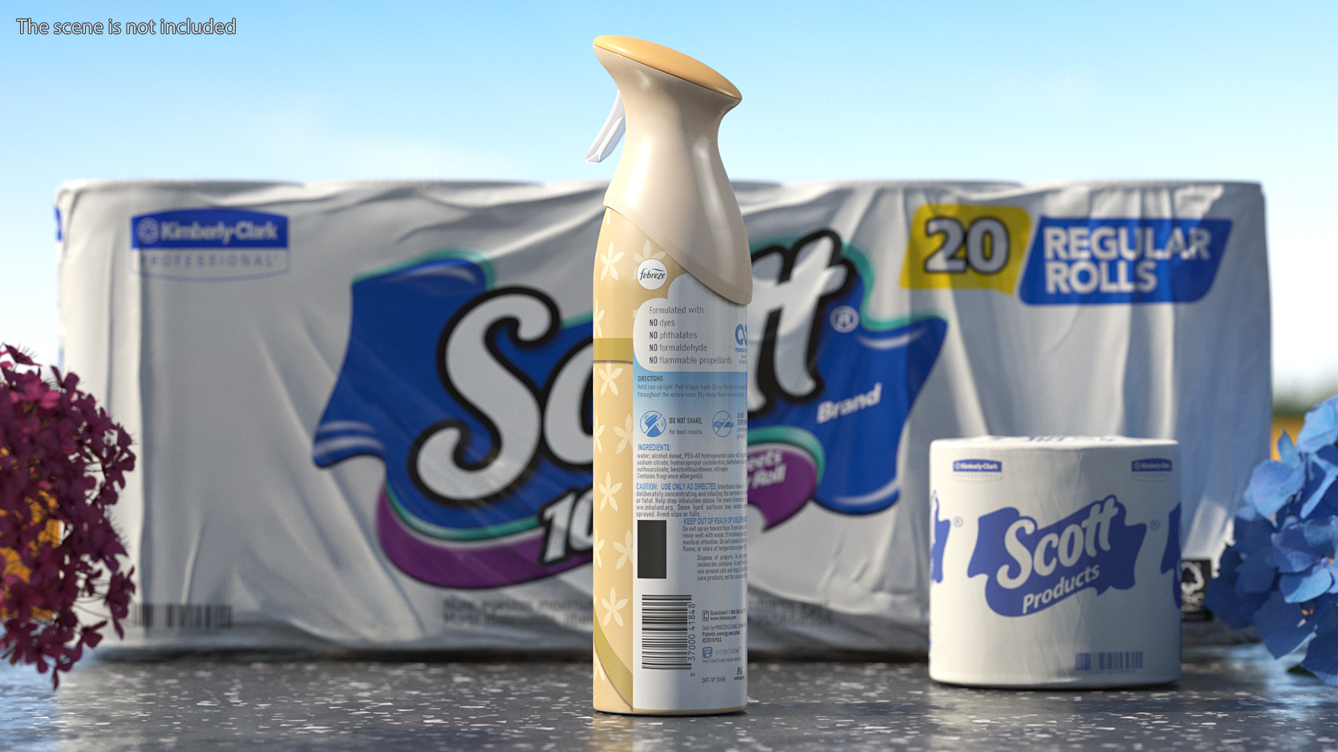 3D Air Freshener Febreze Fresh Baked Vanilla