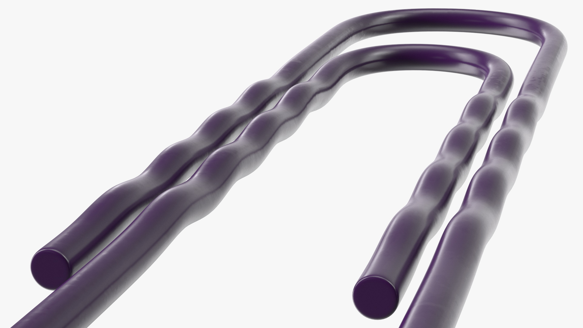 Paper Clip Wavy Shape Color 3D