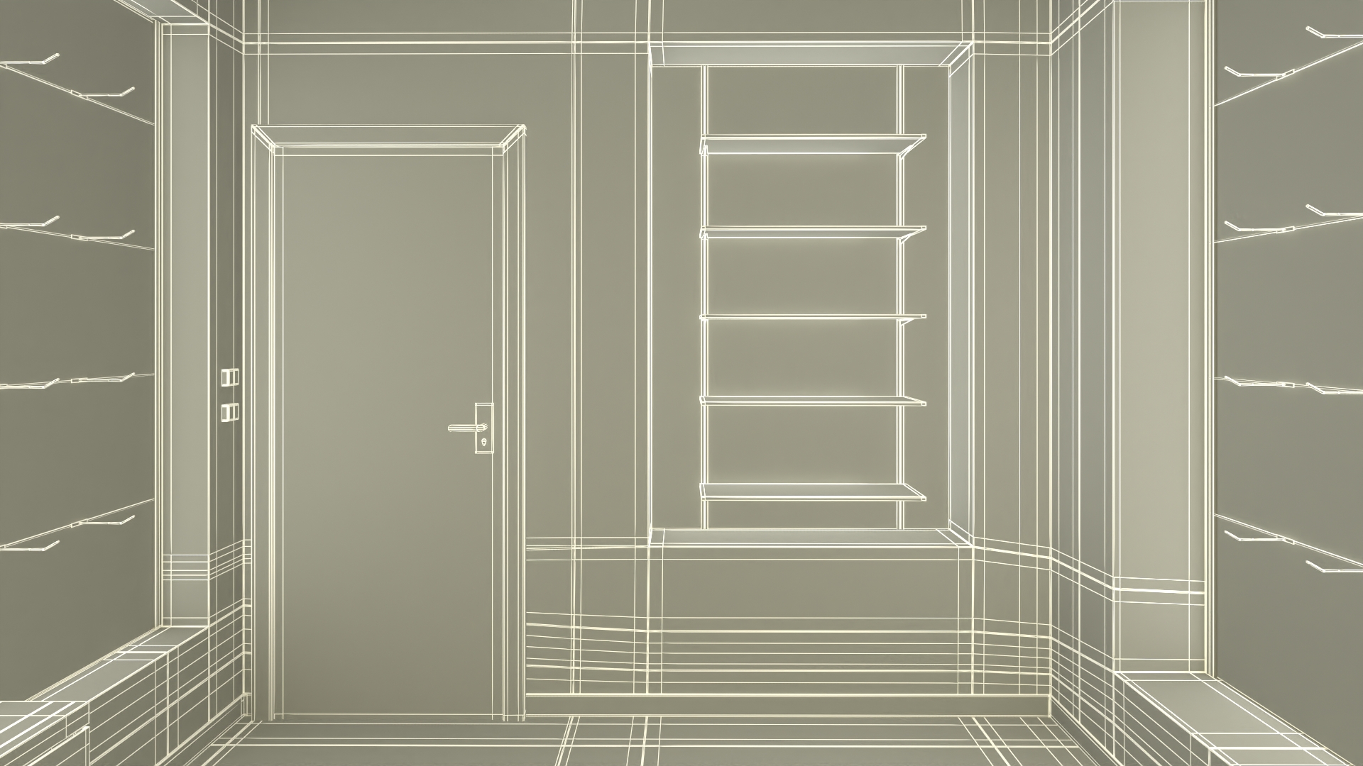 3D model Drugstore Interior Yellow