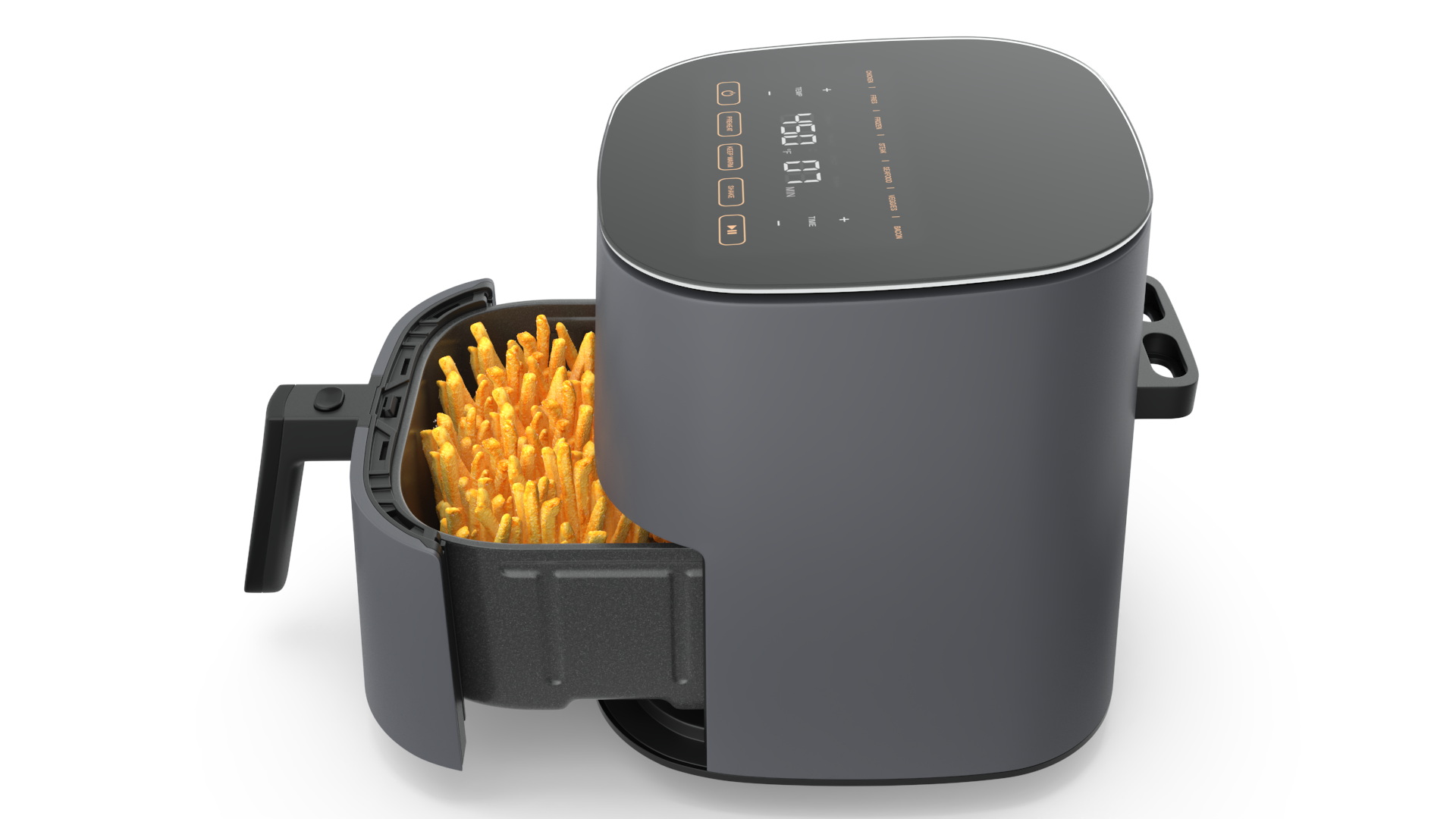 Air Fryer Cosori with French Fries 3D model
