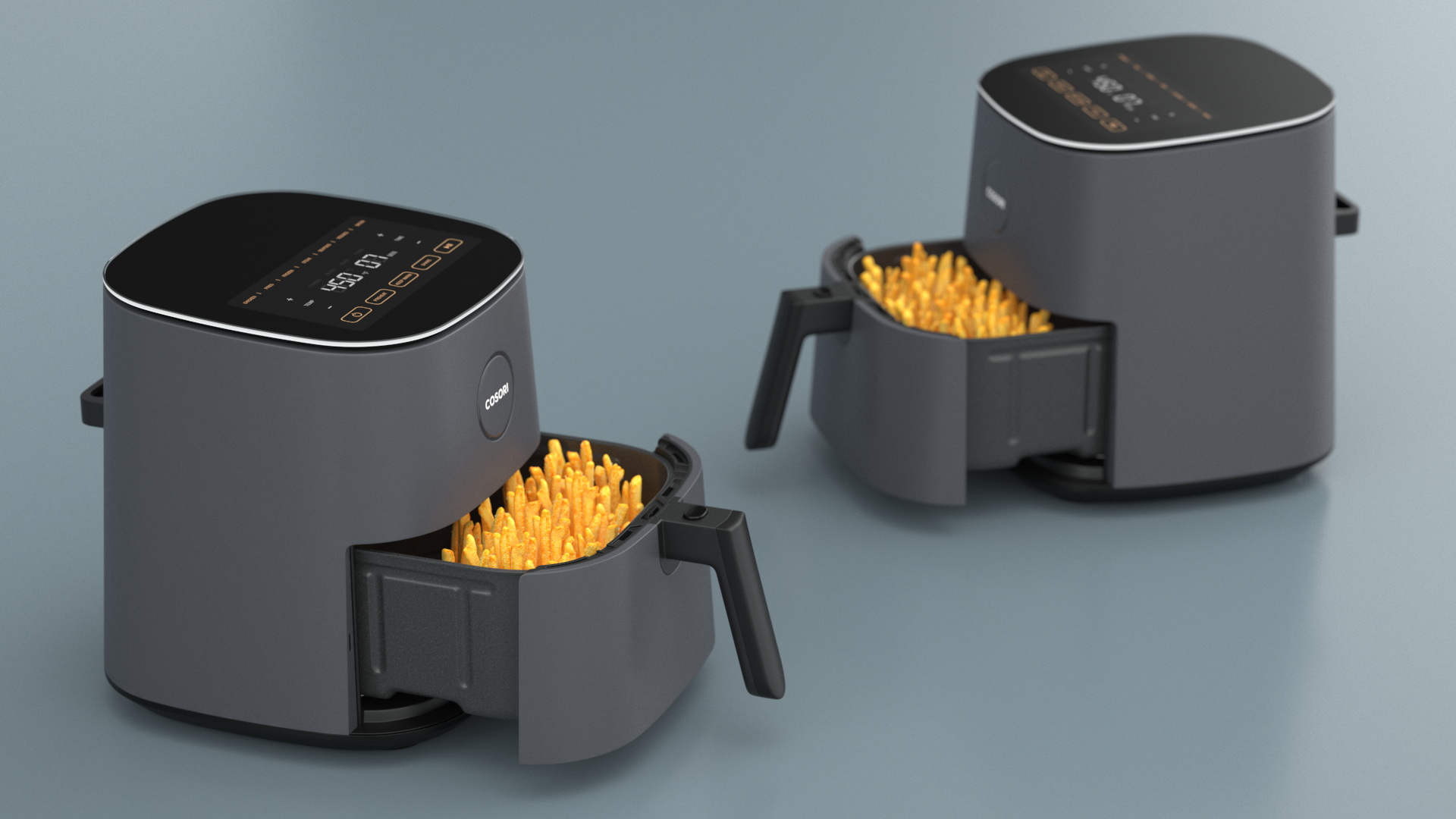 Air Fryer Cosori with French Fries 3D model