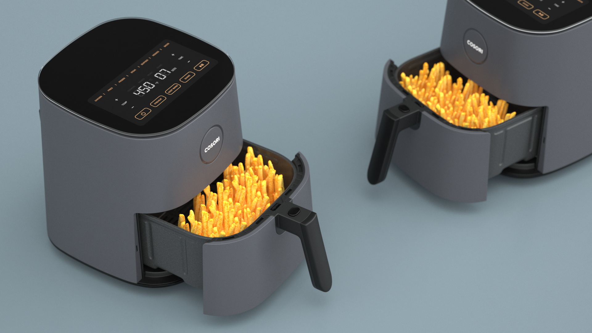 Air Fryer Cosori with French Fries 3D model