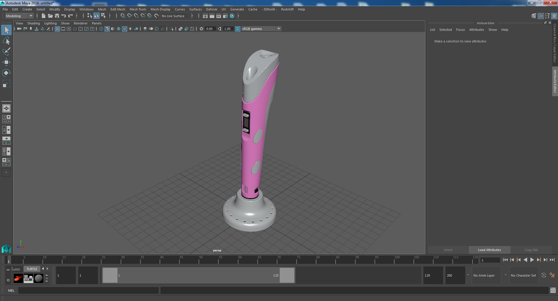 3D model Pink 3D Pen Children