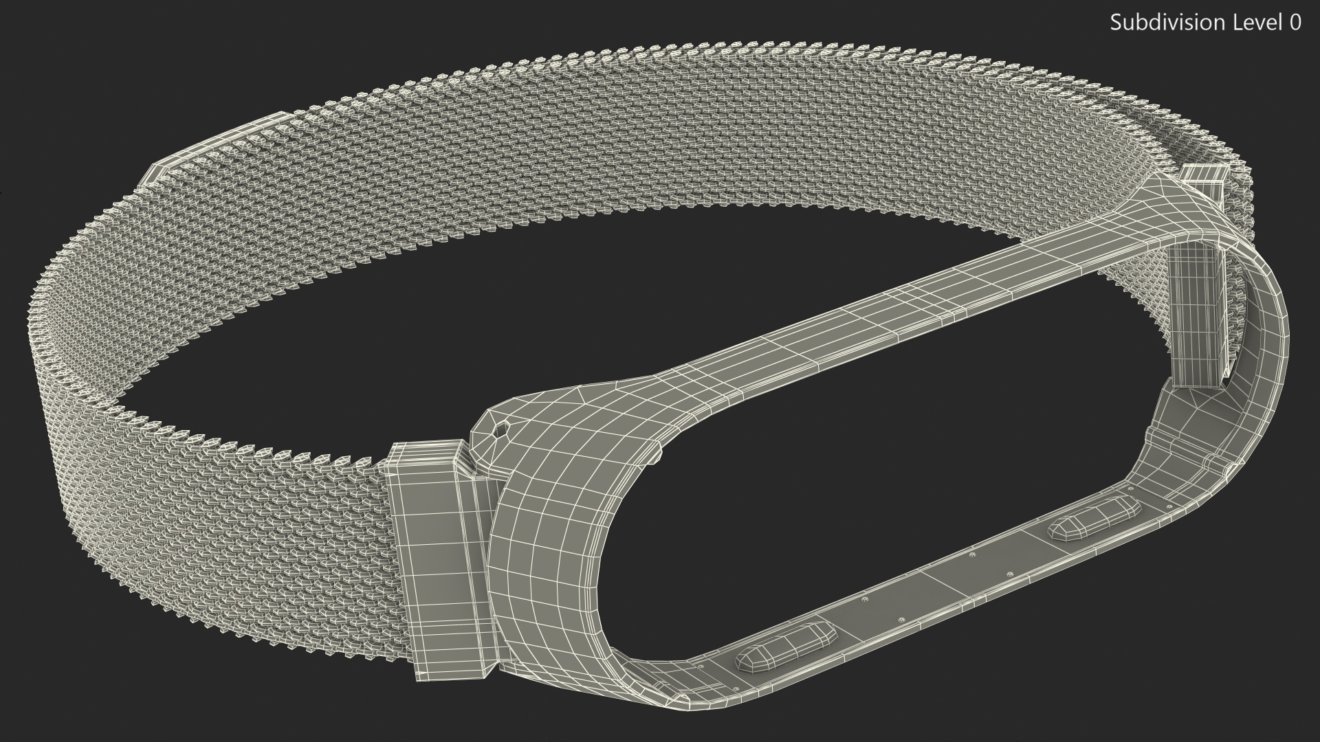 3D Metal Strap for Mi Band model