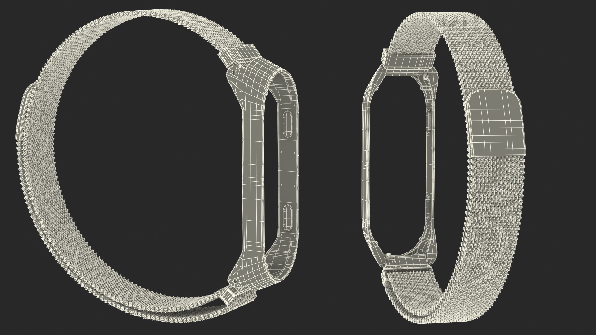 3D Metal Strap for Mi Band model