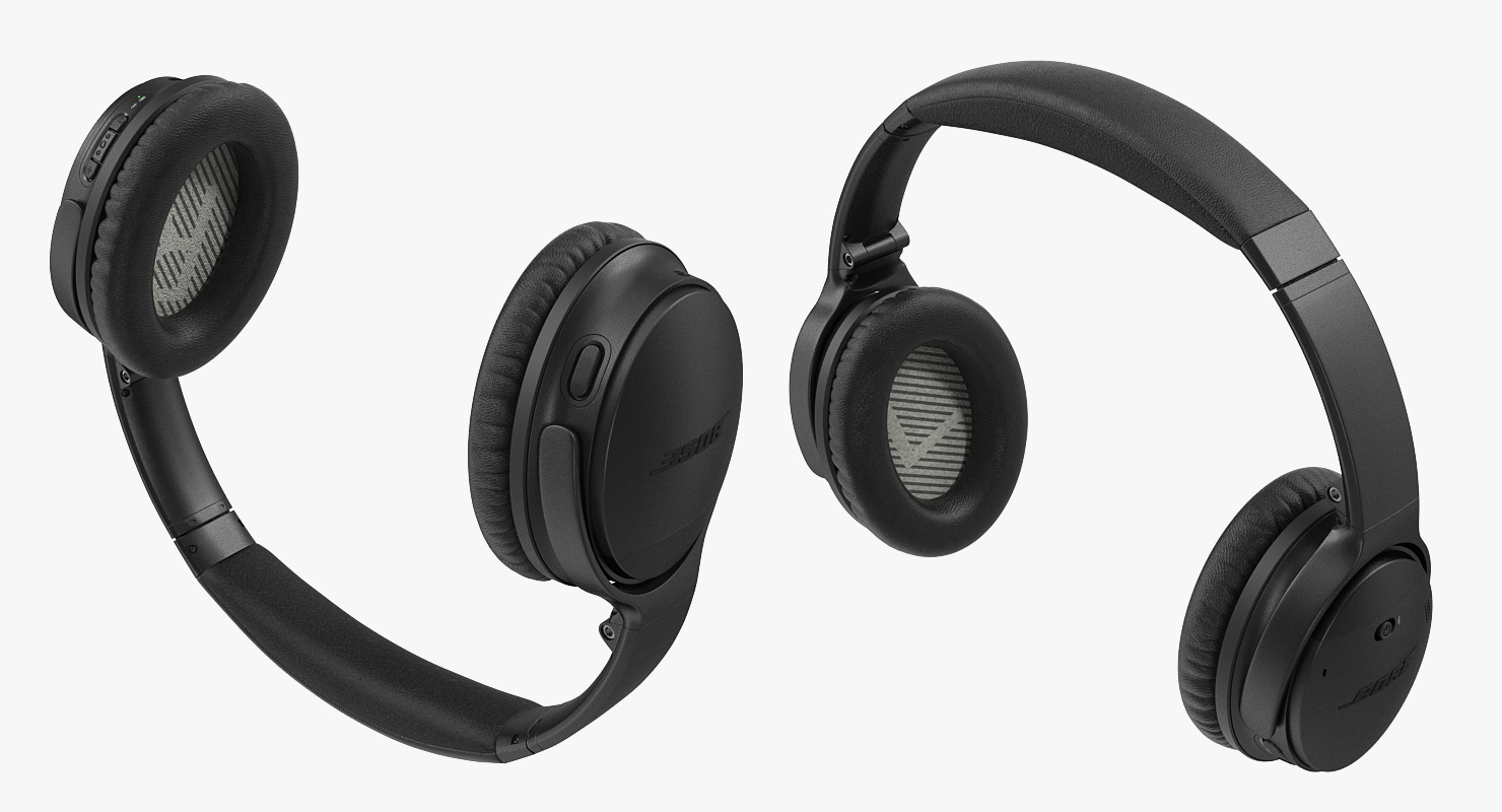 Bose Quiet Comfort Wireless Headphones Black 3D model