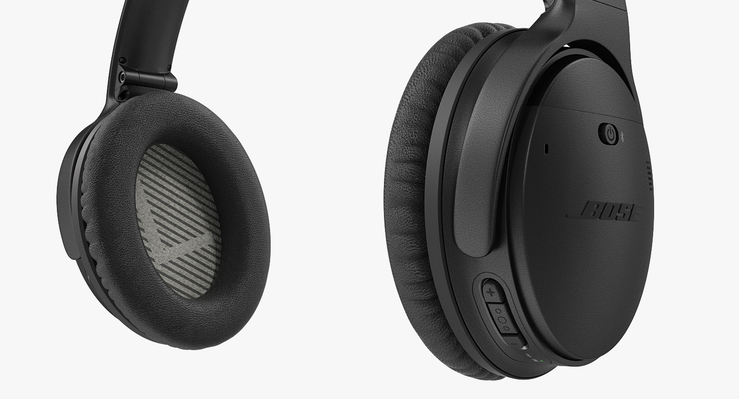 Bose Quiet Comfort Wireless Headphones Black 3D model